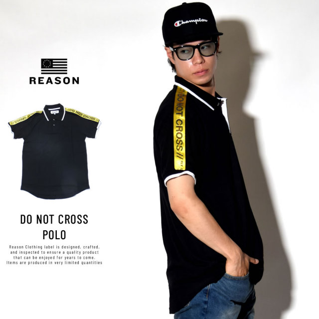 REASON リーズン ポロシャツ DO NOT CROSS POLO (M8-39)