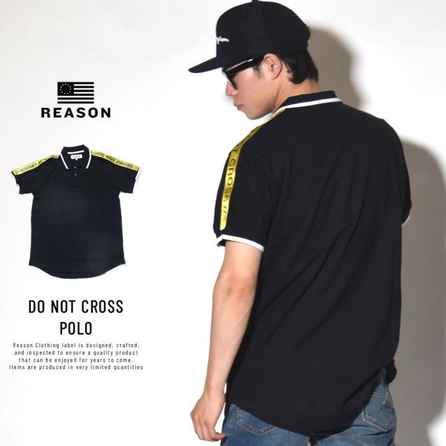REASON リーズン ポロシャツ DO NOT CROSS POLO (M8-39)