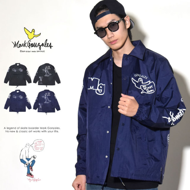 MARK GONZALES マークゴンザレス コーチジャケット メンズ (2G5-8837)