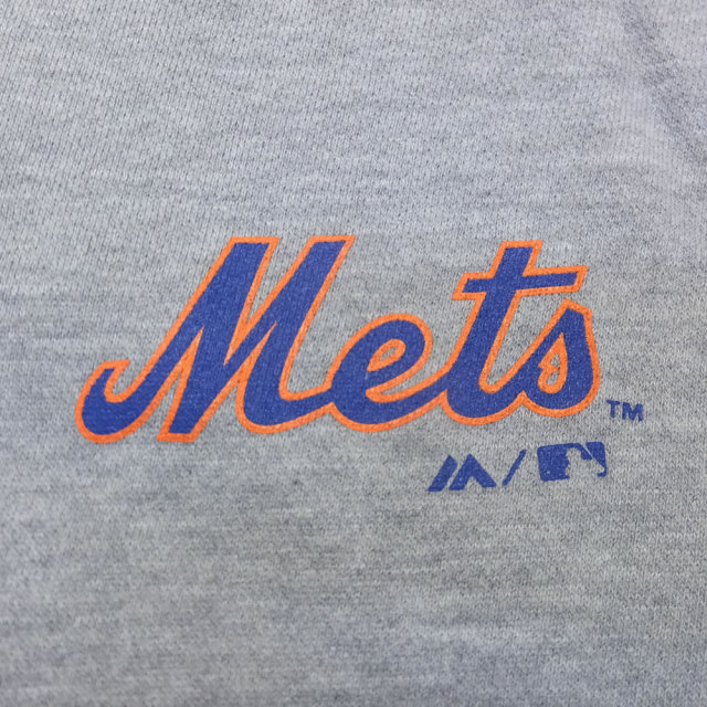 MAJESTIC マジェスティック プルオーバーパーカー メンズ ミニオンズ コラボ MINIONS×NEW YORK METS HOODIE (MM06-MET-8S900MN)