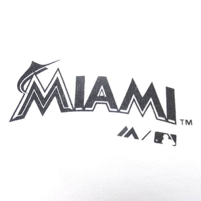 MAJESTIC マジェスティック プルオーバーパーカー メンズ ミニオンズ コラボ MINIONS×MIAMI MARLINS HOODIE (MM06-MIA-8S900MN)