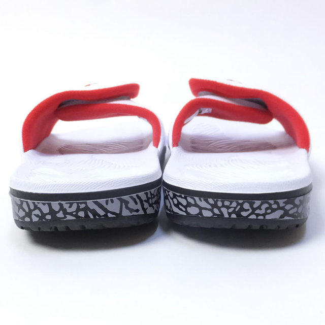 NIKE JORDAN ナイキ ジョーダン シャワーサンダル メンズ JORDAN HYDRO III RETRO WHITE/UNIVERSITY-RED/BLACK (854556-103)