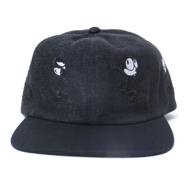 HUF×FELIX ハフ×フィリックス コラボ ストラップバックキャップ FELIX DING THE 6 PANEL (HT00280)