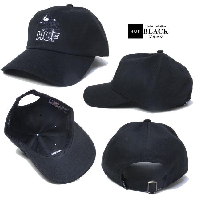 HUF×FELIX ハフ×フィリックス コラボ カーブバイザーキャップ FELIX SKATE CURVE BRIM (HT00281)