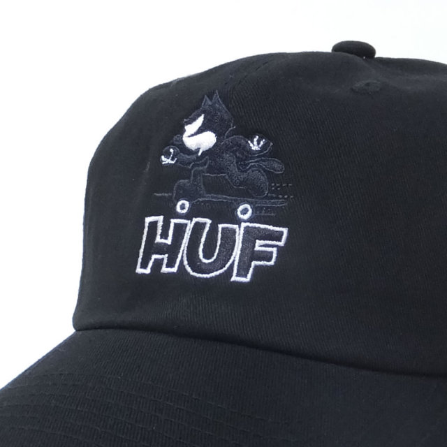 HUF×FELIX ハフ×フィリックス コラボ カーブバイザーキャップ FELIX SKATE CURVE BRIM (HT00281)