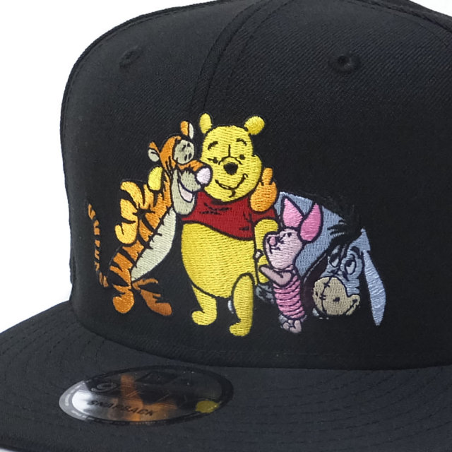 NEW ERA ニューエラ スナップバックキャップ コラボ 9FIFTY ディズニー くまのプーさん フレンズ ブラック (11589134)