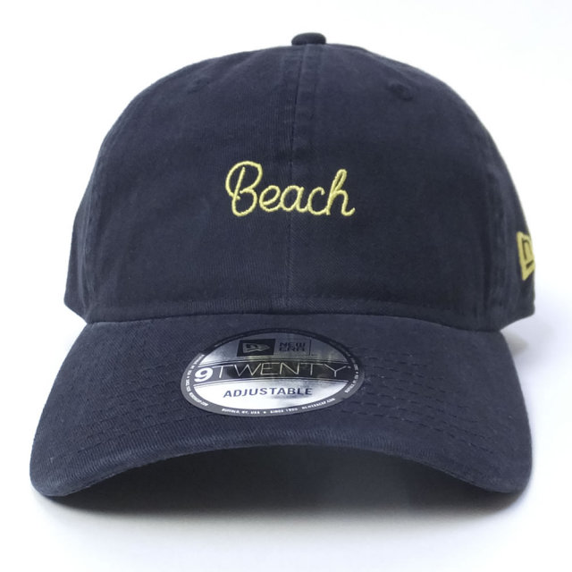 NEW ERA ニューエラ カーブキャップ 9TWENTY クロスストラップ Beach ネイビー×ムーンビーム (11589146)