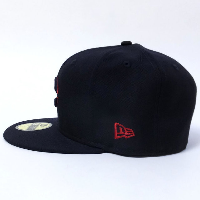 NEW ERA ニューエラ ベースボールキャップ 59FIFTY UNDERVISOR NPB 広島東洋カープ ネイビー×ネイビー レッドアウトライン Carpアンダーバイザー (11589148)