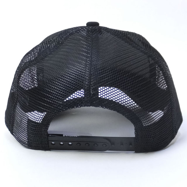 NEW ERA ニューエラ メッシュキャップ コラボ 9FORTY A-Frame トラッカー ディズニー くまのプーさん フェイス ブラック×ホワイト (11589250)