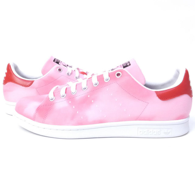 adidas アディダス スニーカー コラボ PHARRELL WILLIAMS HU HOLI STAN SMITH FTWWHT/FTWWHT/RED (AC7044)