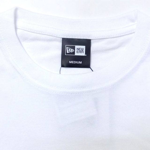 NEW ERA ニューエラ 半袖Tシャツ グリーン ボタニカル バイザーステッカー ホワイト (11556771)
