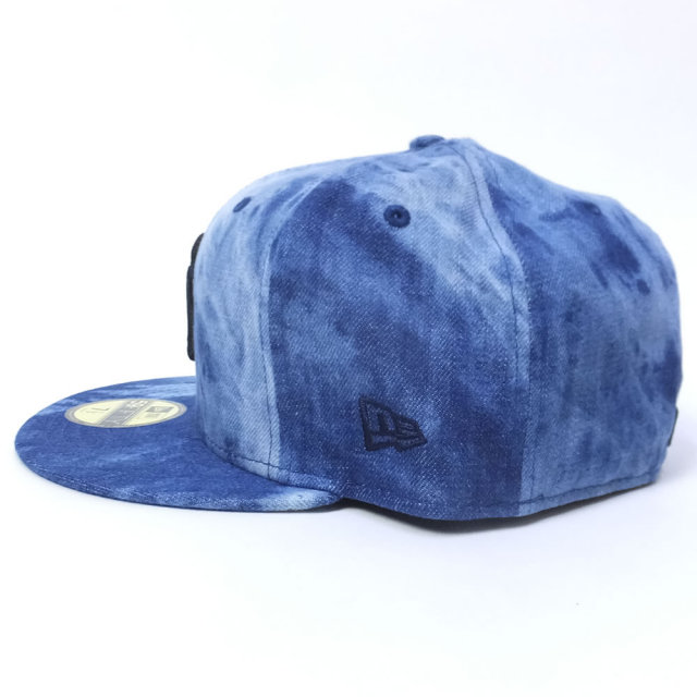 NEW ERA ニューエラ ベースボールキャップ 59FIFTY タイダイデニム ニューヨーク・ヤンキース ダークデニム (11557525)
