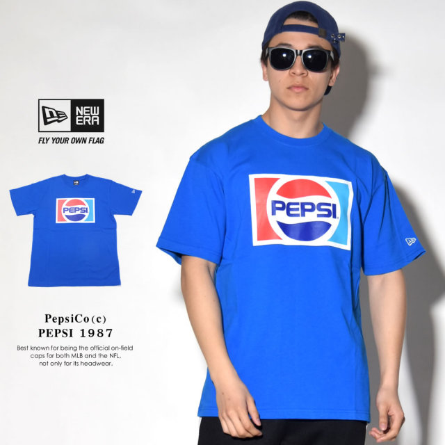 NEW ERA ニューエラ 半袖Tシャツ コラボ PEPSI ペプシ 1987 ロイヤル (11557877)