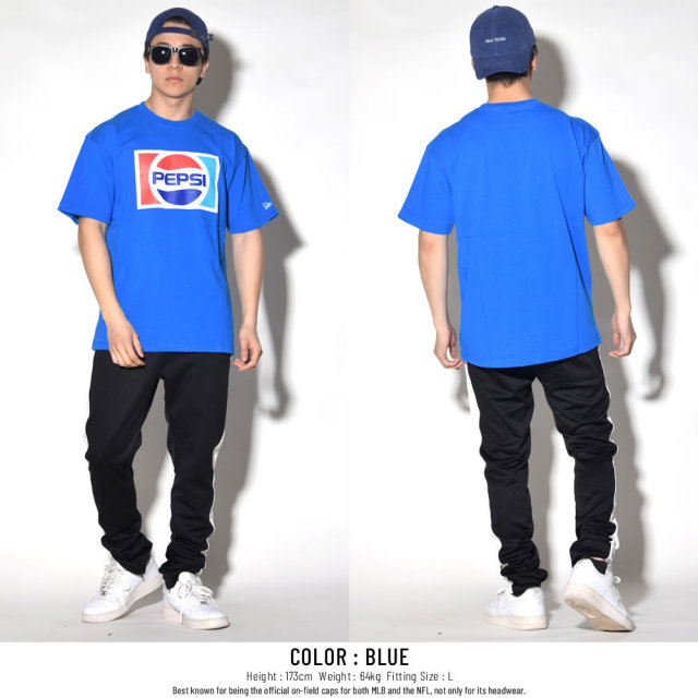 NEW ERA ニューエラ 半袖Tシャツ コラボ PEPSI ペプシ 1987 ロイヤル (11557877)