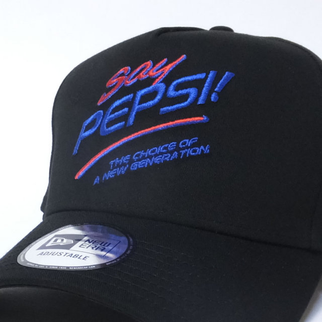 NEW ERA ニューエラ スナップバックキャップ コラボ 9FORTY A-FRAME PEPSI ペプシ SAY PEPSIロゴ ブラック (11557975)