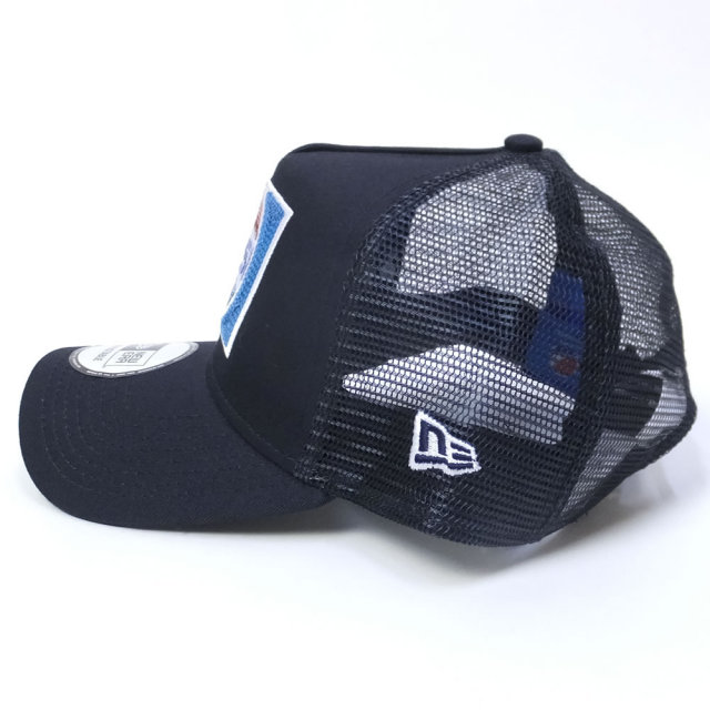 NEW ERA ニューエラ メッシュキャップ コラボ 9FORTY A-FRAME トラッカー PEPSI ペプシ ネイビー×1987スパンコールロゴ (11557976)