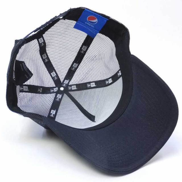 NEW ERA ニューエラ メッシュキャップ コラボ 9FORTY A-FRAME トラッカー PEPSI ペプシ ネイビー×1987スパンコールロゴ (11557976)