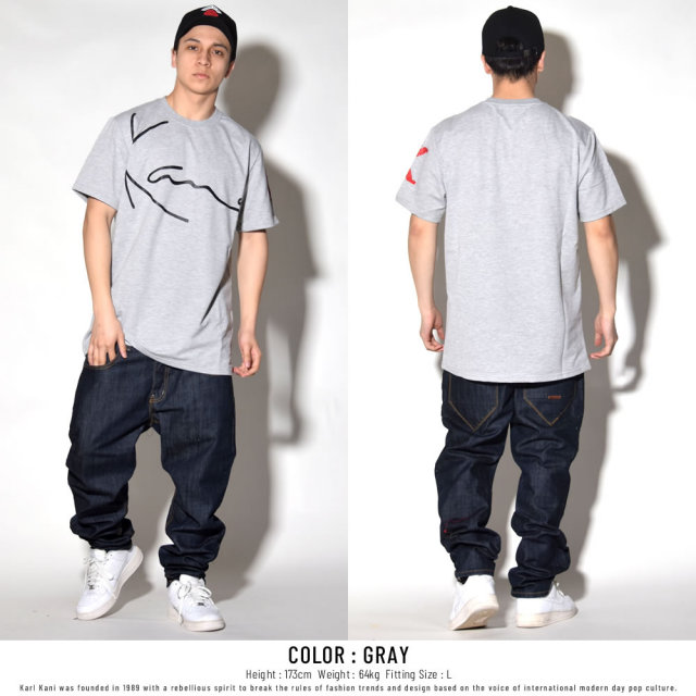 KARL KANI カールカナイ 半袖Tシャツ W/OVERSIZED SIGNATURE TEE (KK240)