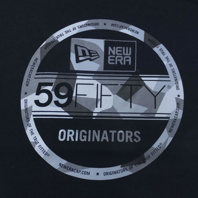 NEW ERA ニューエラ 半袖Tシャツ 吸汗速乾 PERFORMANCE TEE スウェディッシュカモ グレー バイザーステッカー ブラック (11556698)
