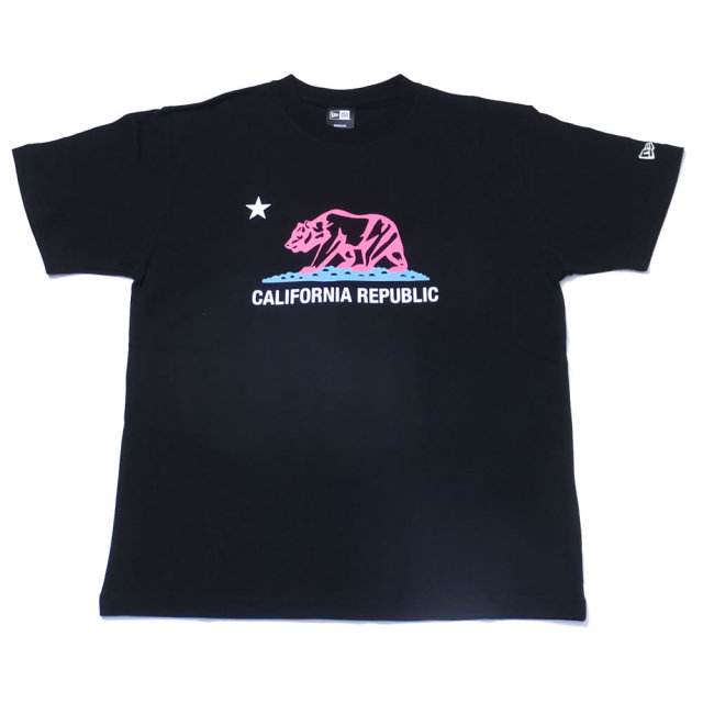 NEW ERA ニューエラ 半袖Tシャツ カリフォルニアリパブリック ブラック (11556793)