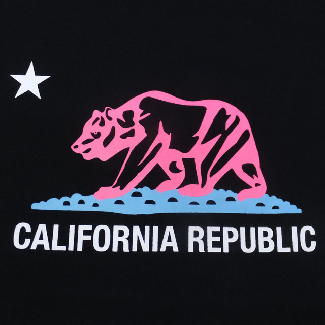 NEW ERA ニューエラ 半袖Tシャツ カリフォルニアリパブリック ブラック (11556793)