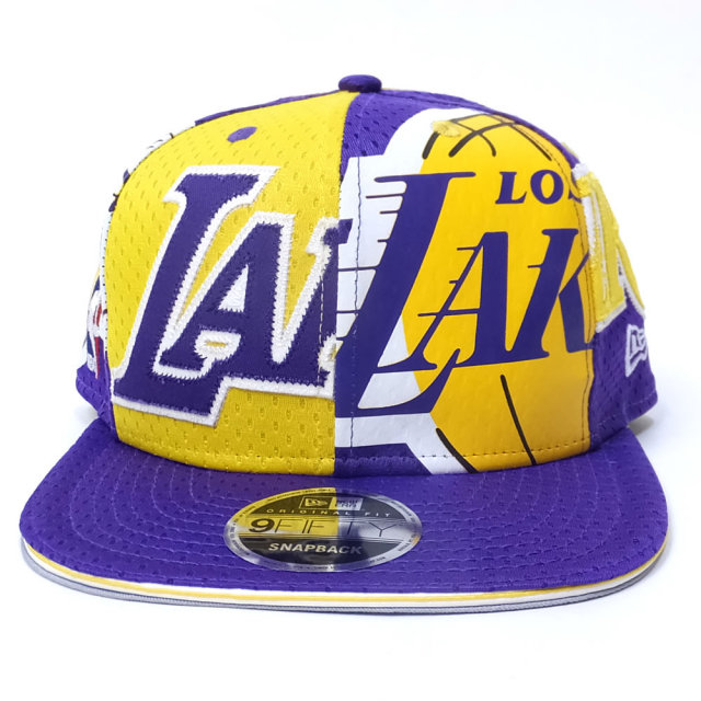 NEW ERA ニューエラ スナップバックキャップ 9FIFTY ORIGINAL FIT NBA ジャージメッシュ ロサンゼルス・レイカーズ (11557230)