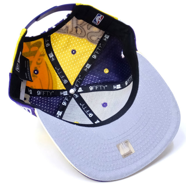 NEW ERA ニューエラ スナップバックキャップ 9FIFTY ORIGINAL FIT NBA ジャージメッシュ ロサンゼルス・レイカーズ (11557230)