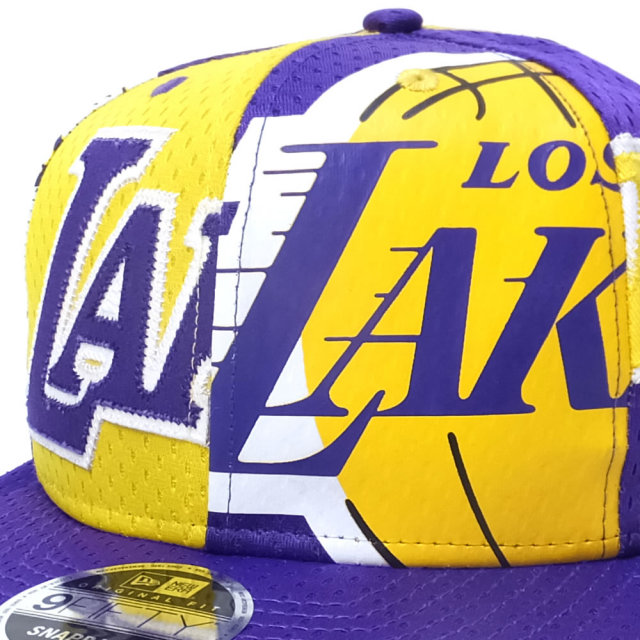 NEW ERA ニューエラ スナップバックキャップ 9FIFTY ORIGINAL FIT NBA ジャージメッシュ ロサンゼルス・レイカーズ (11557230)