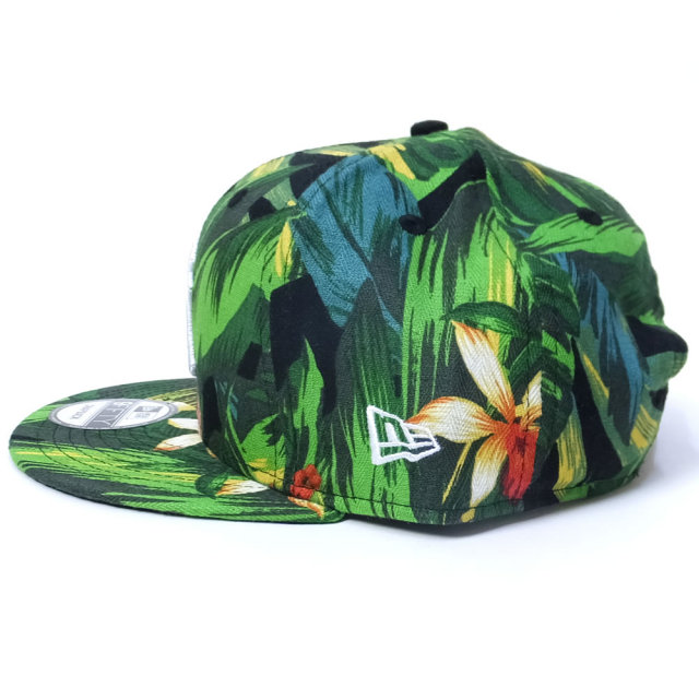 NEW ERA ニューエラ スナップバックキャップ 9FIFTY ボタニカル グリーン ニューヨーク・ヤンキース ボタニカル×ホワイト (11557254)