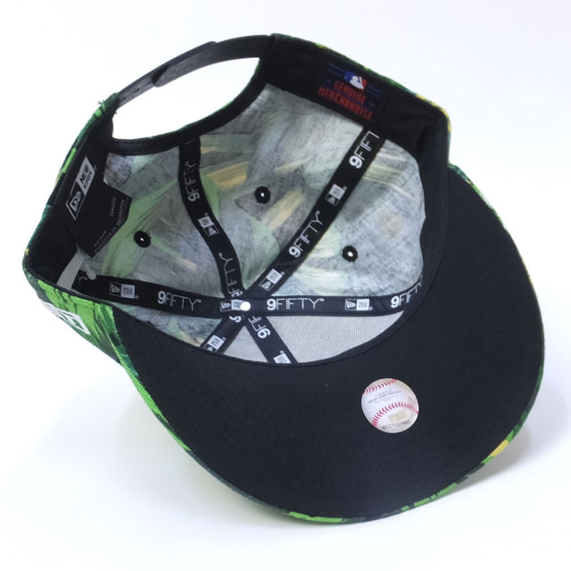 NEW ERA ニューエラ スナップバックキャップ 9FIFTY ボタニカル グリーン ニューヨーク・ヤンキース ボタニカル×ホワイト (11557254)