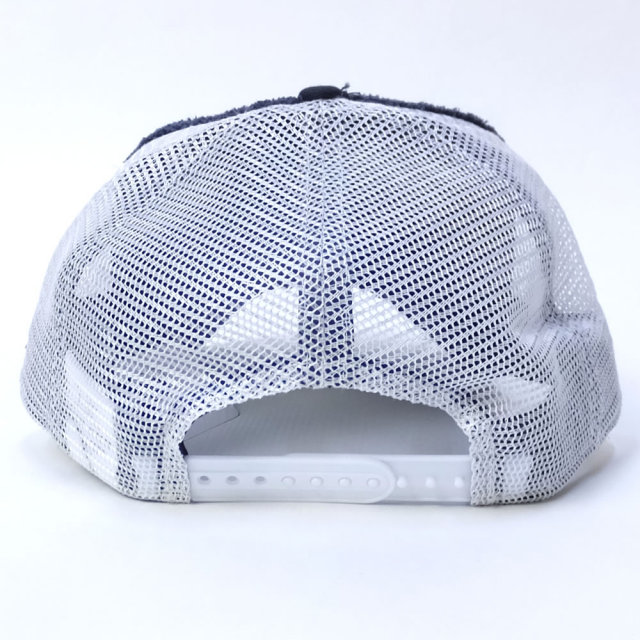 NEW ERA ニューエラ メッシュキャップ 9FORTY Aフレーム トラッカー ダメージド ニューヨーク・ヤンキース ネイビー×ホワイト (11557339)