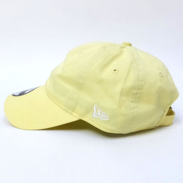 NEW ERA ニューエラ カーブバイザーキャップ 9TWENTY クロスストラップ パステル NYC ソフトイエロー (11557476)