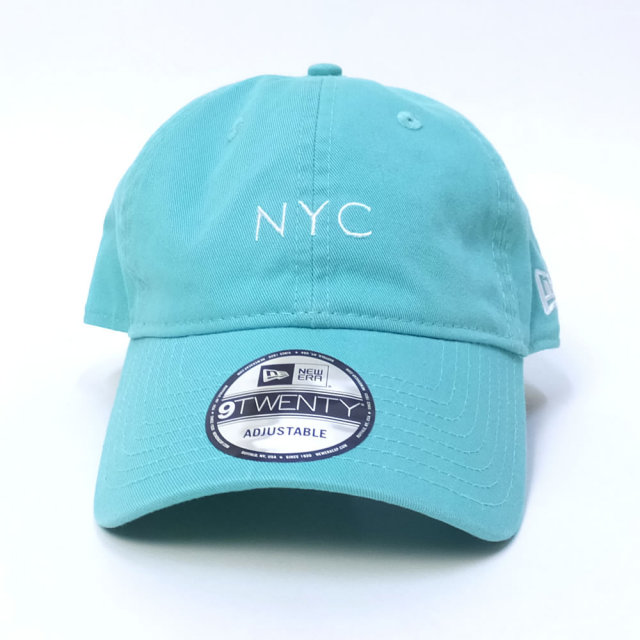 NEW ERA ニューエラ カーブバイザーキャップ 9TWENTY クロスストラップ パステル NYC クリアミント (11557480)