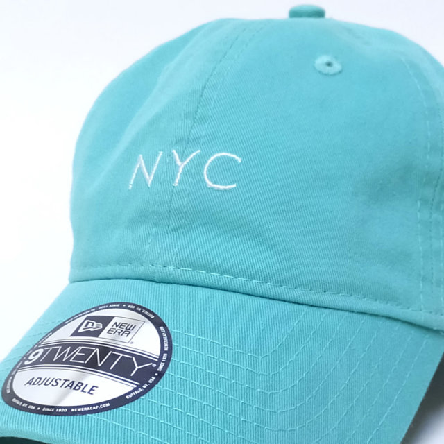 NEW ERA ニューエラ カーブバイザーキャップ 9TWENTY クロスストラップ パステル NYC クリアミント (11557480)