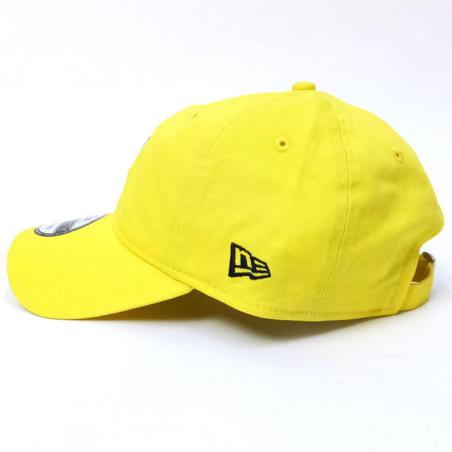 NEW ERA ニューエラ カーブバイザーキャップ 9TWENTY クロスストラップ MOONEYES ムーンアイズ EYES BALL イエロー (11558005)