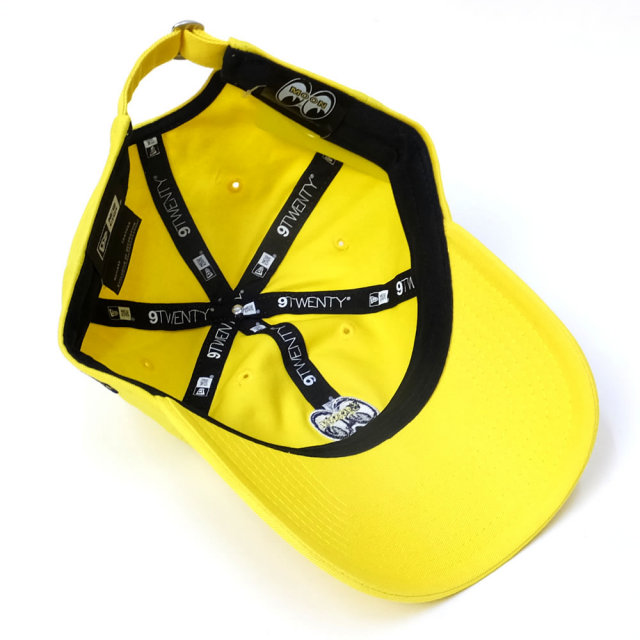 NEW ERA ニューエラ カーブバイザーキャップ 9TWENTY クロスストラップ MOONEYES ムーンアイズ EYES BALL イエロー (11558005)