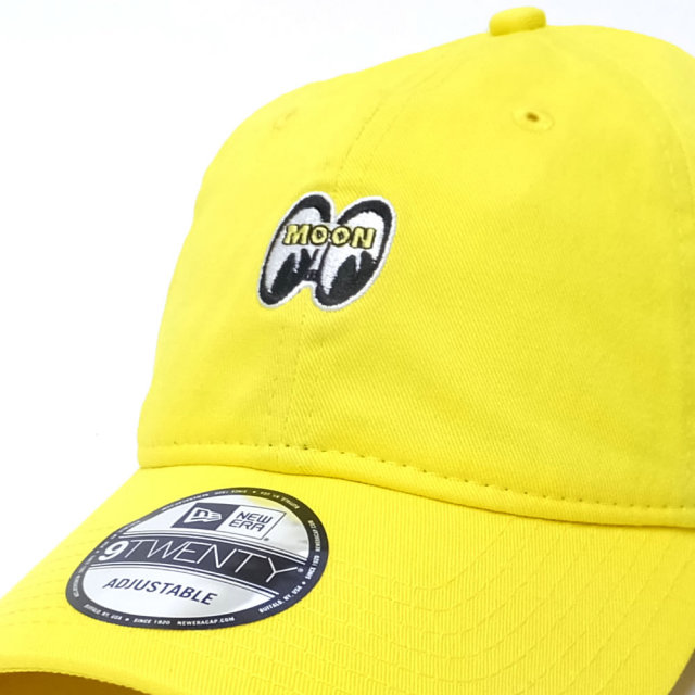 NEW ERA ニューエラ カーブバイザーキャップ 9TWENTY クロスストラップ MOONEYES ムーンアイズ EYES BALL イエロー (11558005)