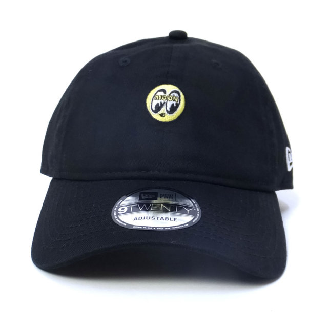 NEW ERA ニューエラ カーブバイザーキャップ 9TWENTY クロスストラップ MOONEYES ムーンアイズ EYES BALL ブラック (11558006)