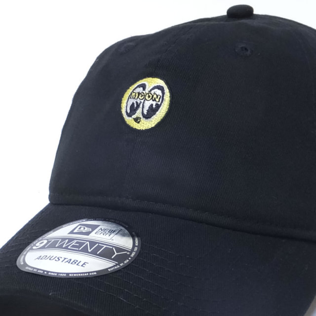 NEW ERA ニューエラ カーブバイザーキャップ 9TWENTY クロスストラップ MOONEYES ムーンアイズ EYES BALL ブラック (11558006)