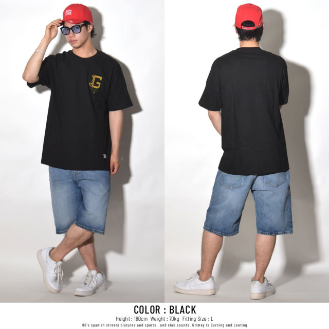 GRIZZLY グリズリー 半袖Tシャツ G SIDE S/S TEE (GMB1801P10)