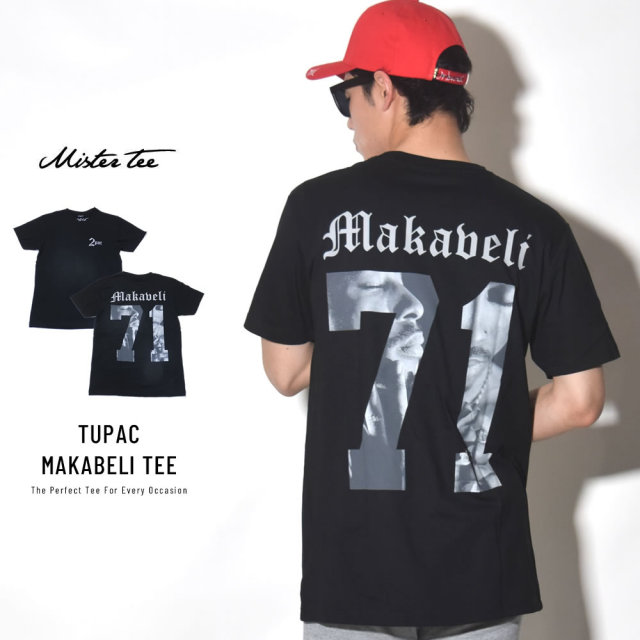 MISTER TEE ミスターティー 半袖Tシャツ TUPAC MAKABELI TEE (MT512)