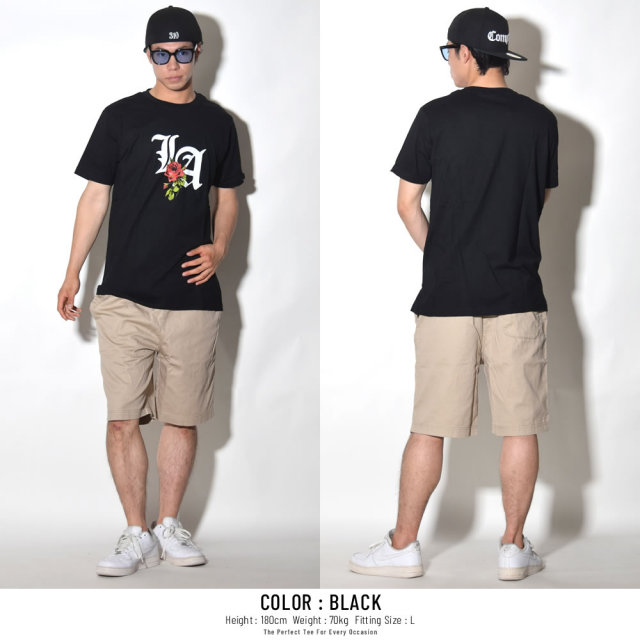 MISTER TEE ミスターティー 半袖Tシャツ LA ROSE TEE (MT540)