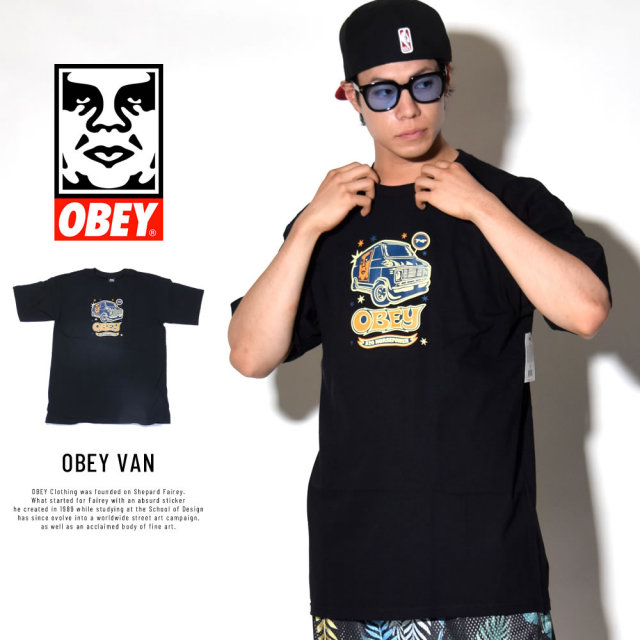 OBEY オベイ 半袖Tシャツ OBEY VAN (163081716)