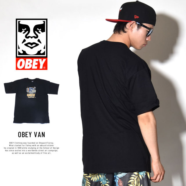 OBEY オベイ 半袖Tシャツ OBEY VAN (163081716)