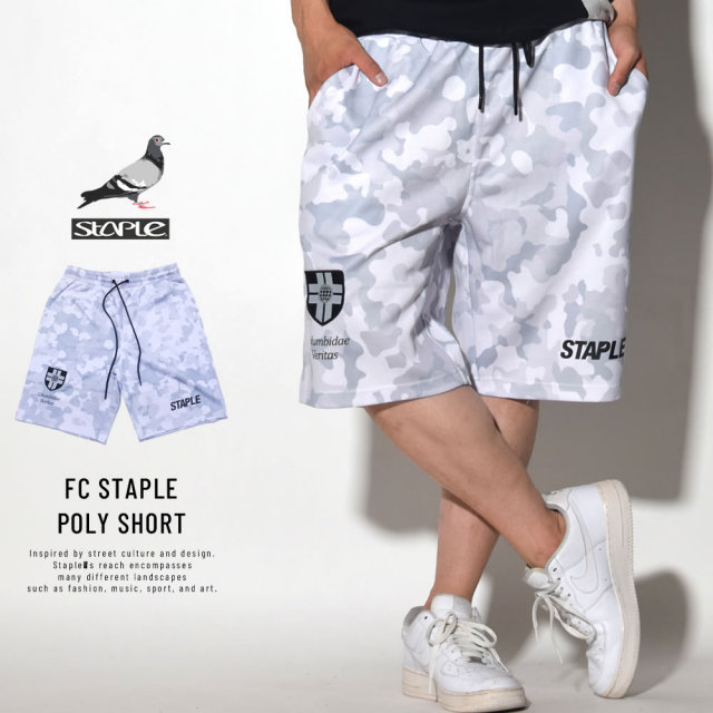STAPLE ステイプル ゲームショーツ FC STAPLE POLY SHORT (1804B4740)