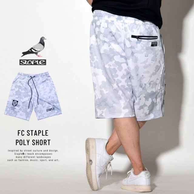 STAPLE ステイプル ゲームショーツ FC STAPLE POLY SHORT (1804B4740)