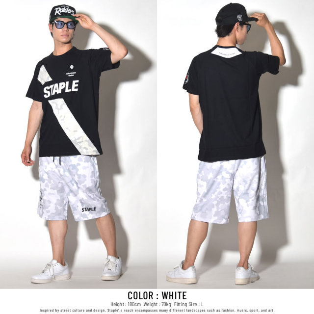 STAPLE ステイプル ゲームショーツ FC STAPLE POLY SHORT (1804B4740)
