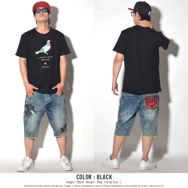 STAPLE ステイプル 半袖Tシャツ DECO PIGEON TEE (1804C4793)