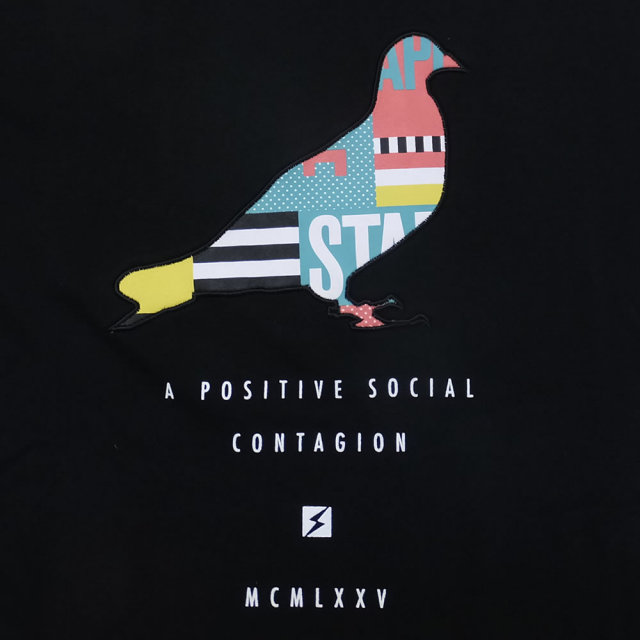 STAPLE ステイプル 半袖Tシャツ DECO PIGEON TEE (1804C4793)