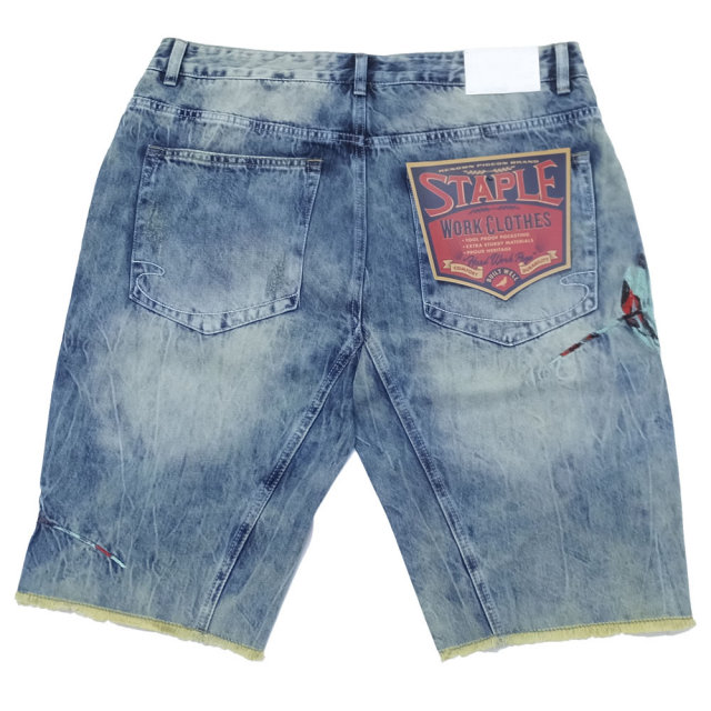 STAPLE ステイプル デニムショーツ JUNGLE DENIM SHORT (1805D4842)